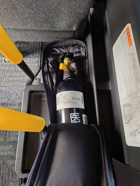 2号車に常備している医療用酸素